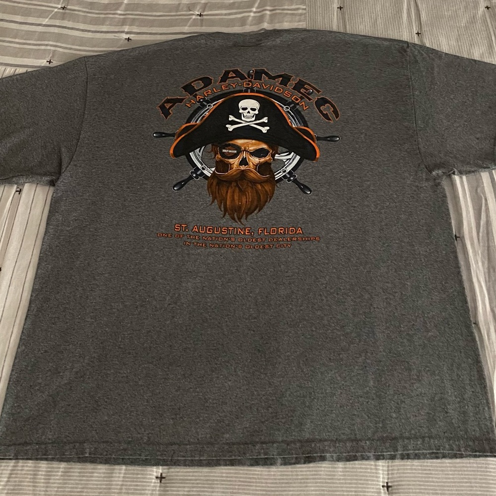 🏴‍☠️ Mens HD Pocket Tee Ademac Harley-Davidson 🏴‍☠️